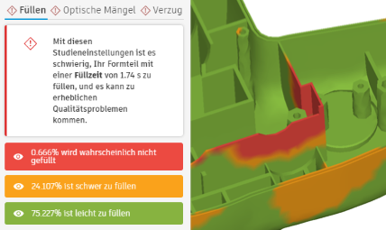 Registerkarte Erläuternde Ergebnisse - Füllen