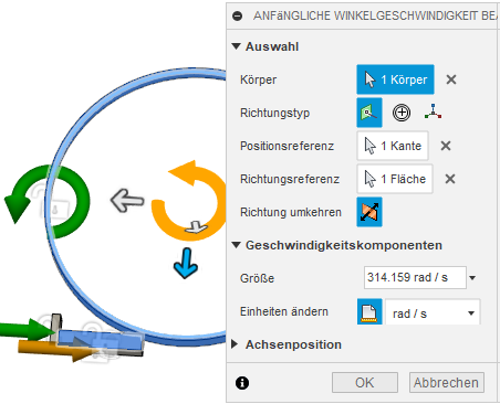 Anfangsgeschwindigkeit
