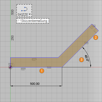 Winkelbemaßung erstellen