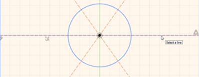 Auswahl der Spiegelachse