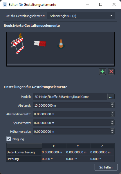 Beschriftungseinstellungen
