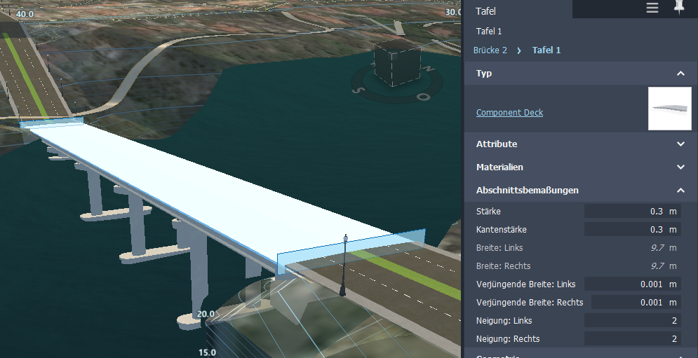 Brückentafel-Querschnitte