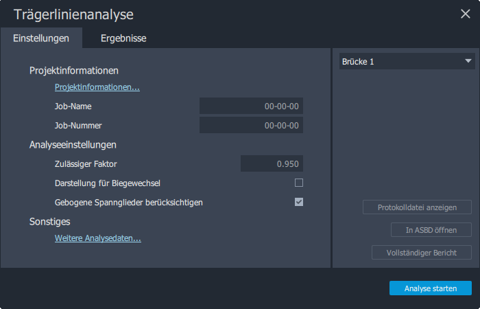 Trägerlinienanalyse
