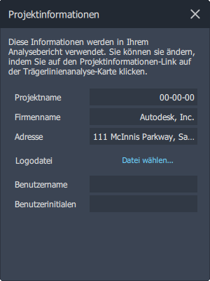 Projektinformationen