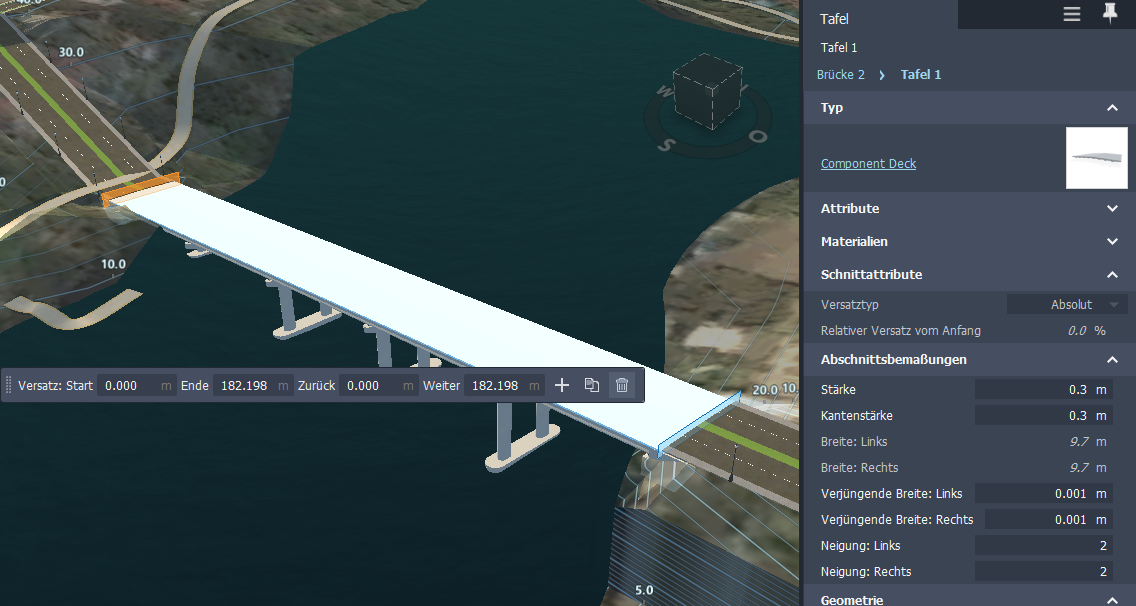 Tafelsegment auswählen