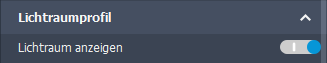Lichtraumprofil anzeigen