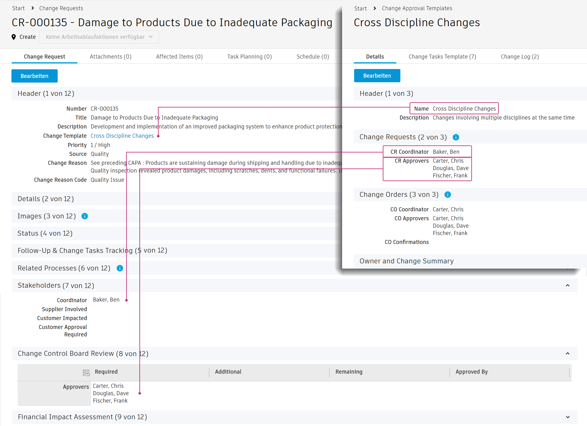 Änderungsanforderung