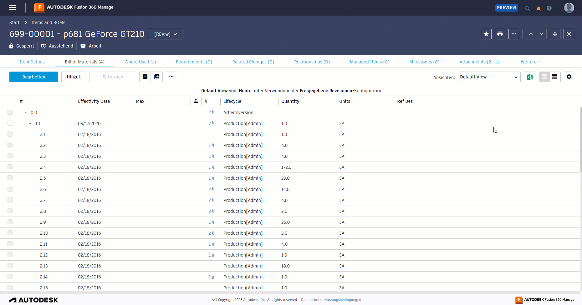 bom compare excel export