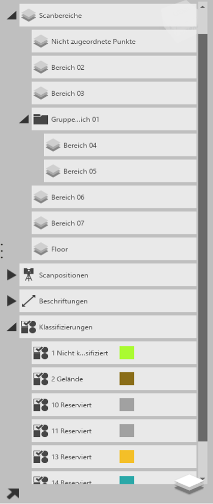 Nicht markierte entfernen - Menü