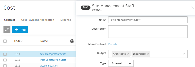 Assign a budget