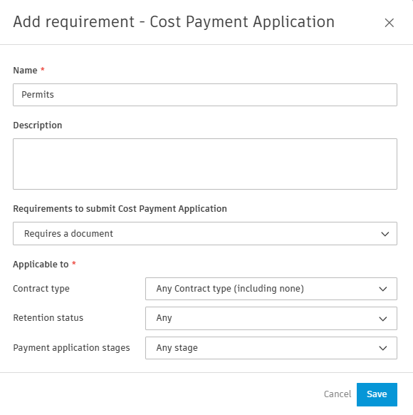 Compliance payment note example