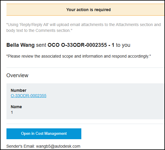 Approval workflow email notification