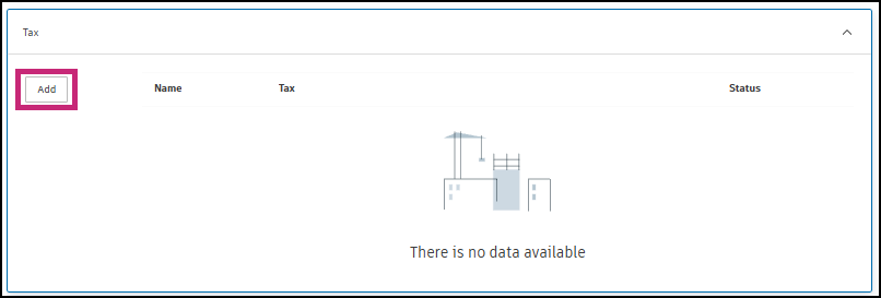 Cost settings tax formulas