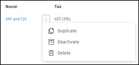 Cost tax formula more menu