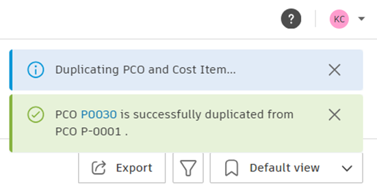 Duplication complete
