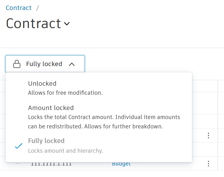 Lock and unlock contract