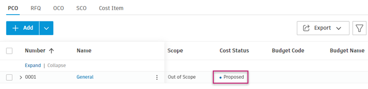 Collaborative access proposed status