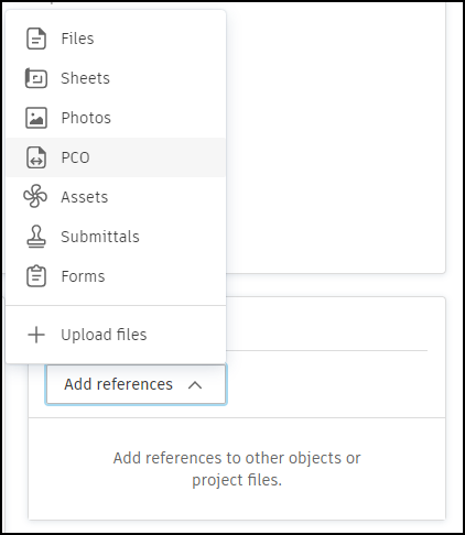 Add PCO from RFI