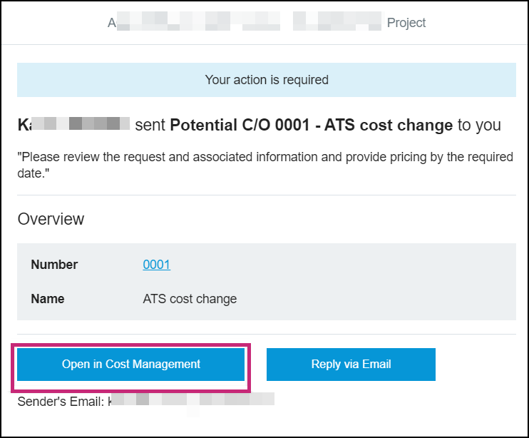 Supplier email example