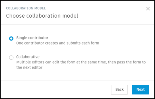 Choose coordination model