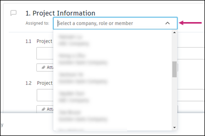 Change section assignees