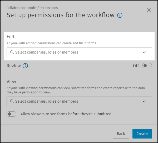Set up permissions