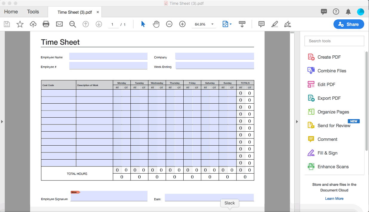 Tab order