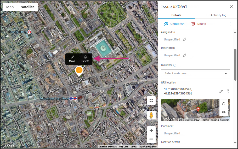 Move or Delete Geolocation