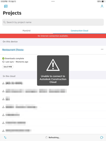 No Internet Connection