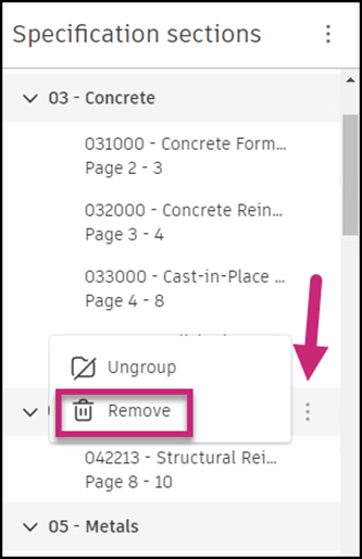 Remove Sections from More Menu