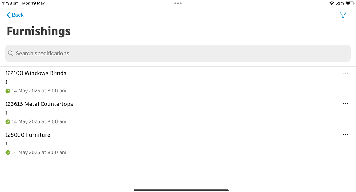 Specifications on Autodesk Forma Mobile App