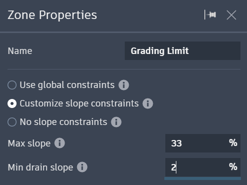 Grading Limit Constraints