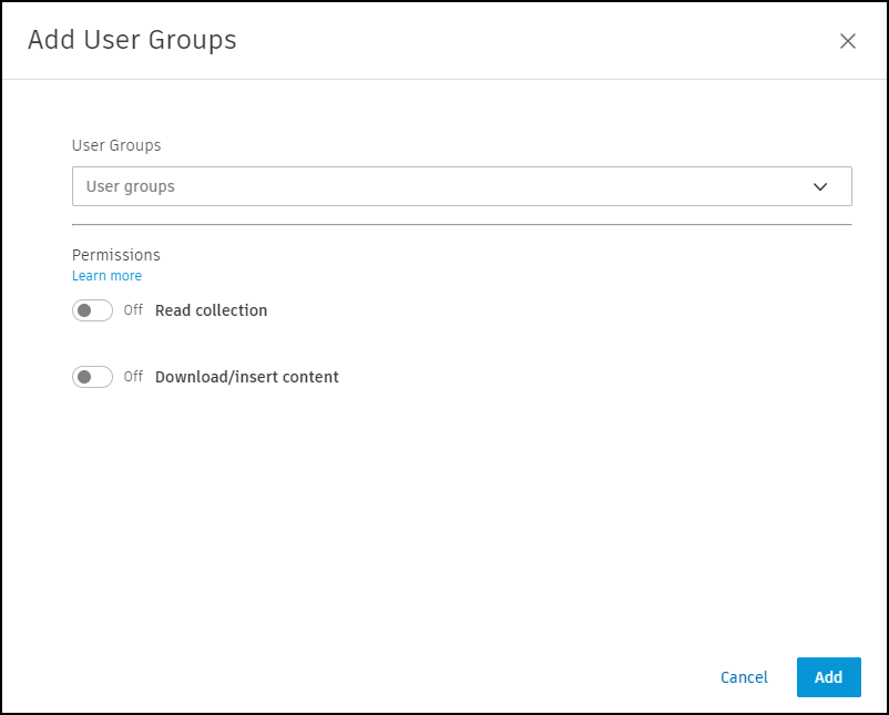 Add user group