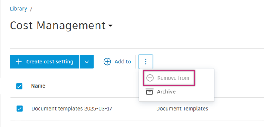 Remove from
