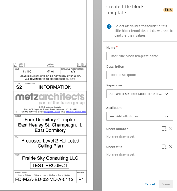 Create and Edit Title Block Templates