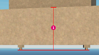 Pier vertical offset parameter after example