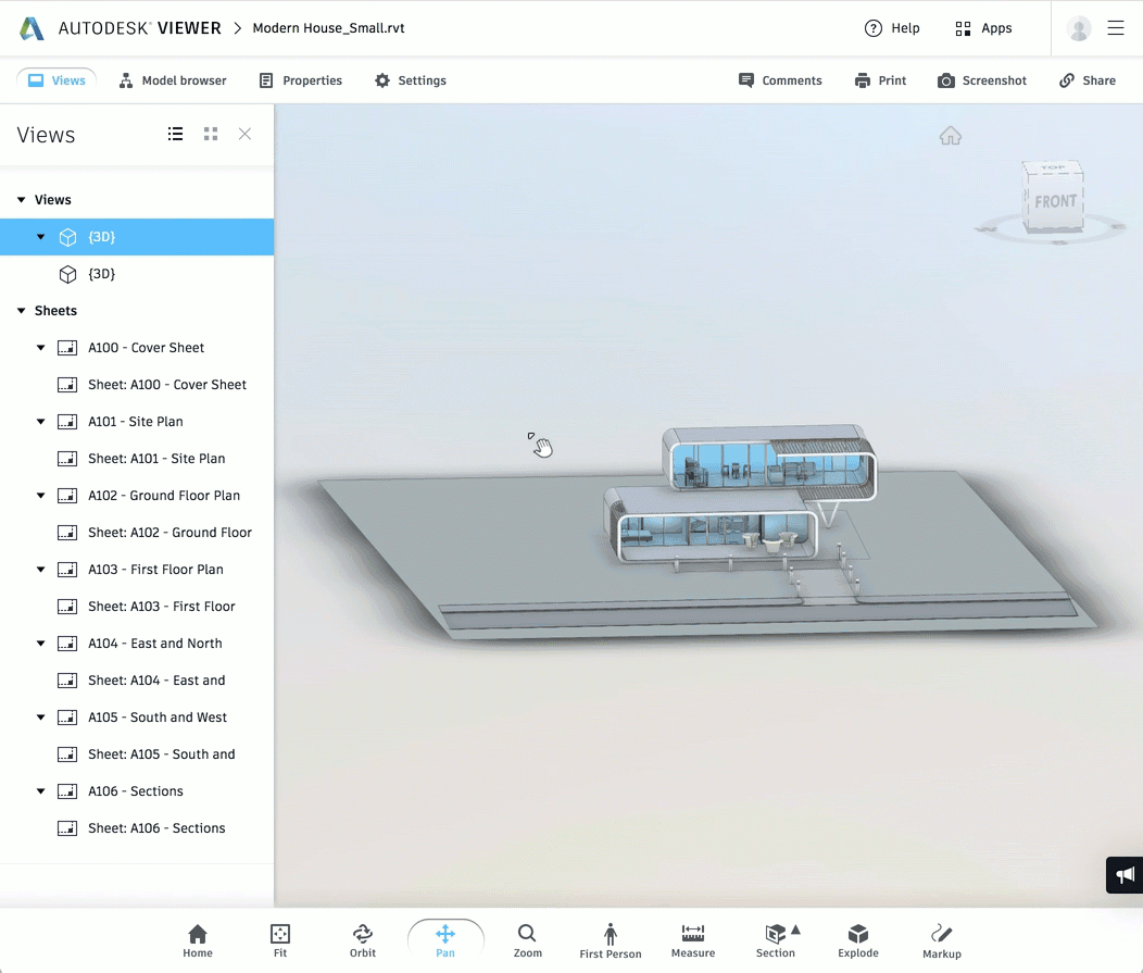 autodesk revit online viewer