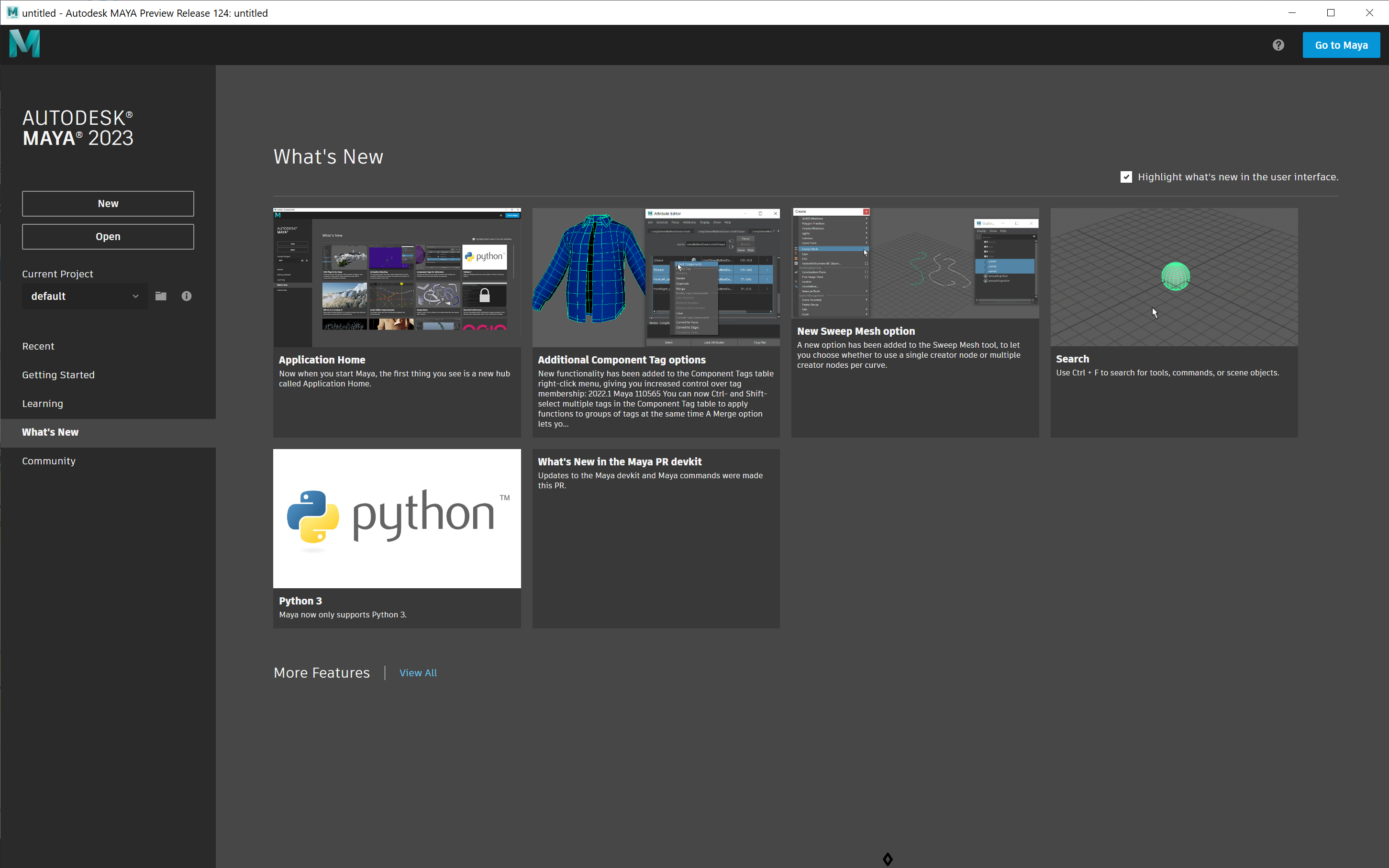 Maya 2023 What's New