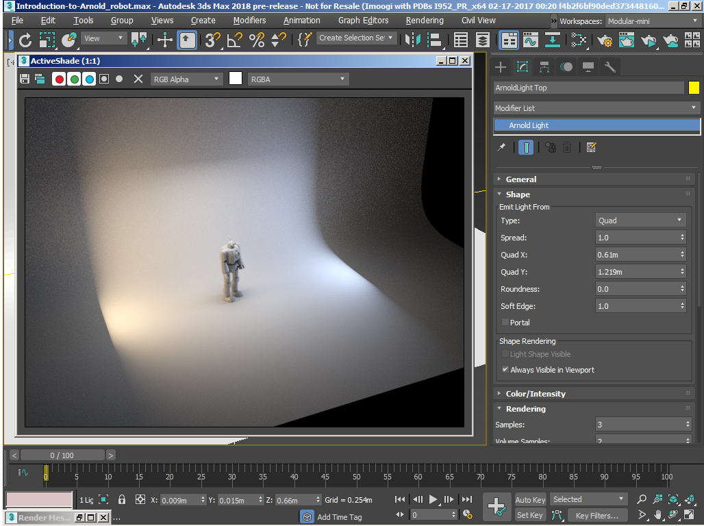 Introduction to Arnold for 3ds Max