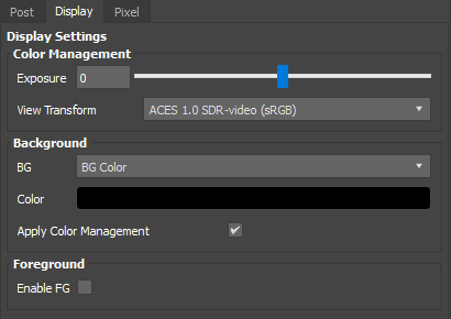Display Settings