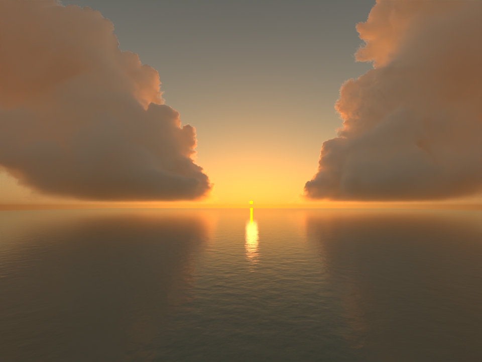 sunset clouds mip-mapped 11 levels