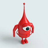 Learning Scene - Red Robot