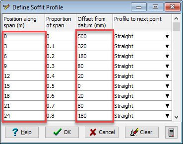 Composite Beam Section Definition
