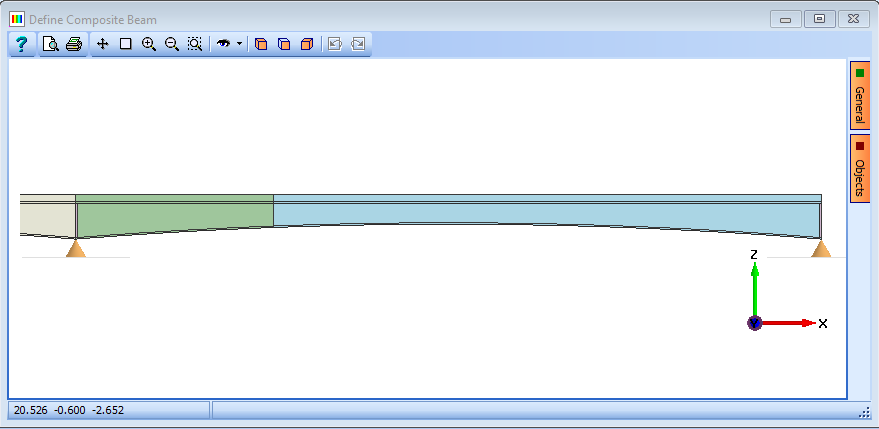 Define Composite Beam