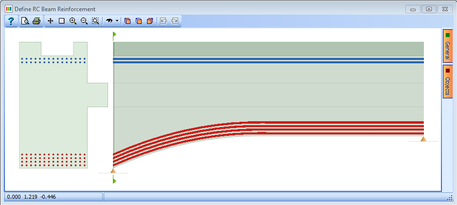 Define RC Beam Reinforcement