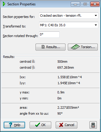 Section Properties Analysis