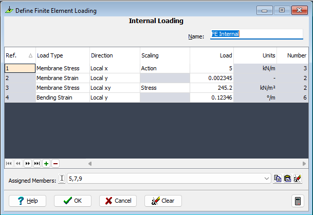 Help | Finite Element Loads - Internal Load | Autodesk