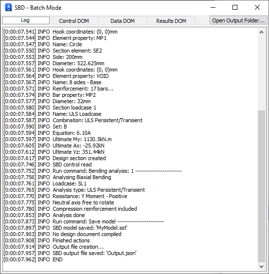 Automation Dialog