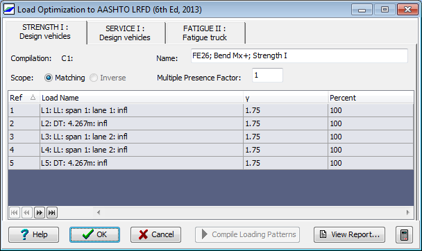 Help | Load Optimization for LRFD | Autodesk