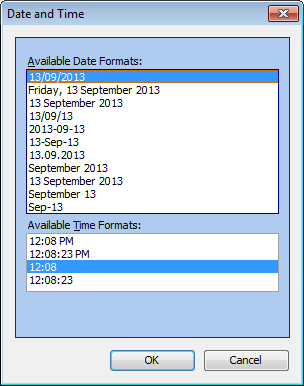 Help | Date and Time | Autodesk